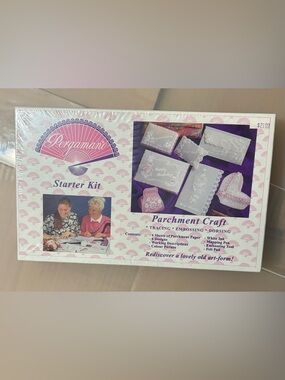 Pergamano Parchment Craft Starter Kit - Pink & Purple